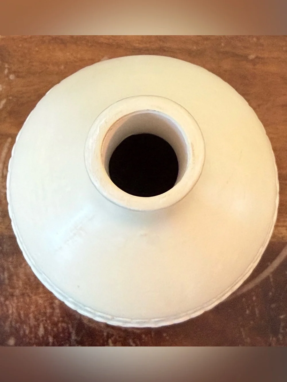 Magnolia Chloe Dot Bud Vase Cream Textured Ceramic Farmhouse Decor